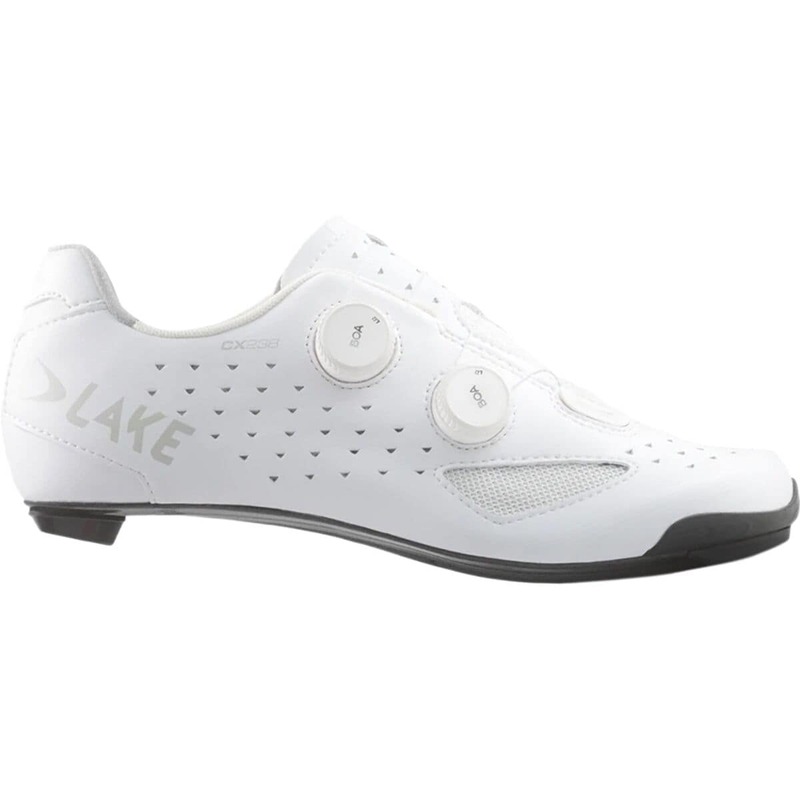  レイク メンズ スニーカー サイクリングシューズ シューズ CX238 Cycling Shoe - Men's White/White Clarino Microfiber