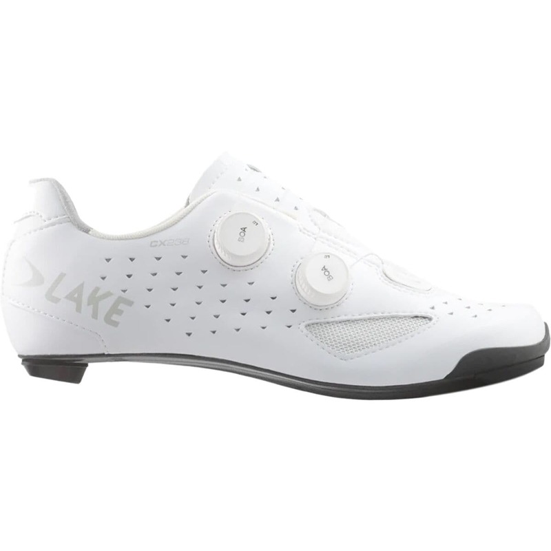  レイク メンズ スニーカー サイクリングシューズ シューズ CX238 Wide Cycling Shoe - Men's White/White Clarino Microfiber