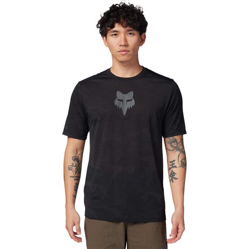 【送料無料】 フォックスレーシング メンズ Tシャツ トップス Ranger Tru Dri Short-Sleeve Jersey - Men's Black 2024