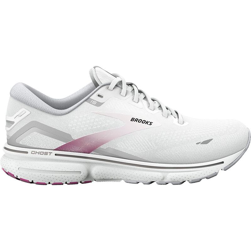 【送料無料】 ブルックス レディース スニーカー ランニングシューズ シューズ Ghost 15 Running Shoe - Women's White/Oyster/Viola