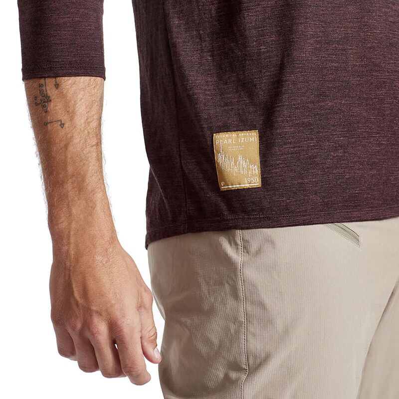 【送料無料】 パールイズミ メンズ Tシャツ トップス Canyon Merino 3/4 Jersey - Men's Clay/Phantom