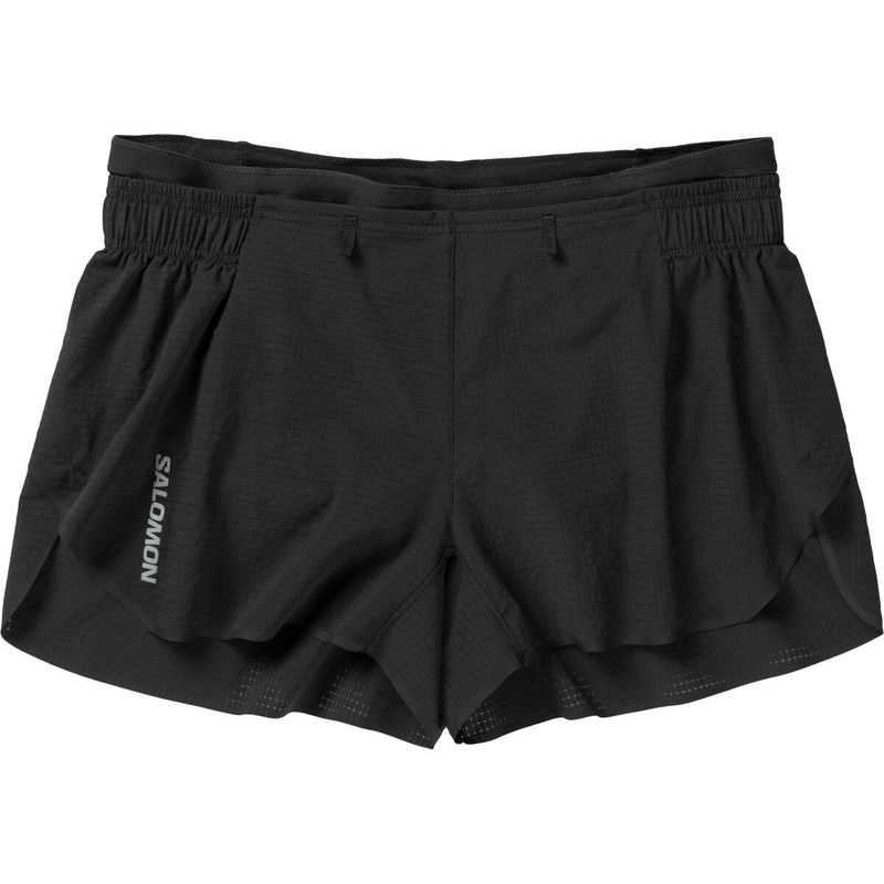 楽天ReVida 楽天市場店【送料無料】 サロモン レディース Tシャツ トップス Sense Aero 3in Short - Women's Deep Black