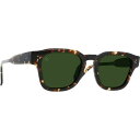 【送料無料】 レーン レディース サングラス・アイウェア アクセサリー Rece Polarized Sunglasses Brindle Tortoise/Green Polarized