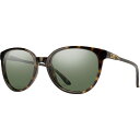 【送料無料】 スミス レディース サングラス・アイウェア アクセサリー Cheetah Polarized Sunglasses - Women's Apline Tortoise/ChromaPop Polar Gray Geen