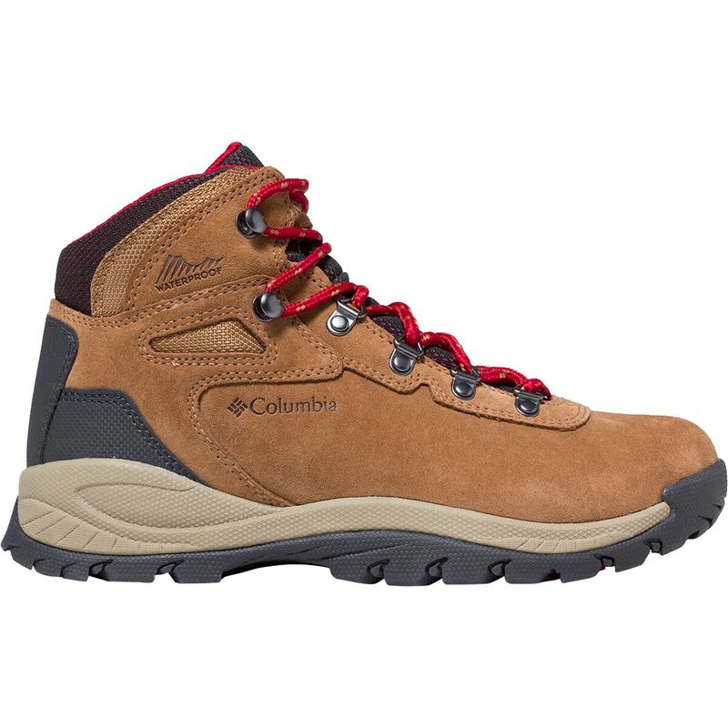 コロンビア 【送料無料】 コロンビア レディース ブーツ・レインブーツ シューズ Newton Ridge Plus Waterproof Amped Wide Boot - Women's Elk/Mountain Red