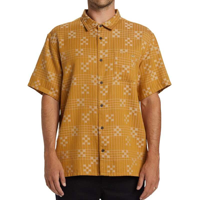 ビラボン メンズ トップス シャツ 半袖 Billabong Sundays Jacquard Short-Sleeve Shirt - Men's Dijon