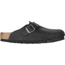【送料無料】 ビルケンシュトック メンズ サンダル シューズ Boston Leather Clog - Men's Black Oiled Leather