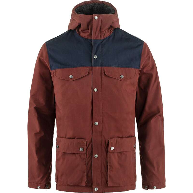 【送料無料】 フェールラーベン メンズ ジャケット・ブルゾン アウター Greenland Winter Jacket - Men's Maroon/Dark Navy