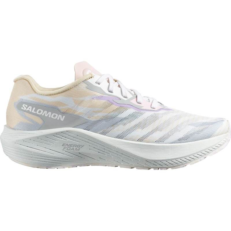 楽天ReVida 楽天市場店【送料無料】 サロモン レディース スニーカー ランニングシューズ シューズ Aero Volt Running Shoe - Women's Tender Peach Pearl Blue White