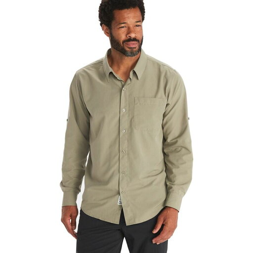 【送料無料】 マーモット メンズ シャツ トップス Aerobora Long-Sleeve Shirt - Men's Vetiver 【送料無料】 マーモット メンズ シャツ トップス Aerobora Long-Sleeve Shirt - Men's Vetiver