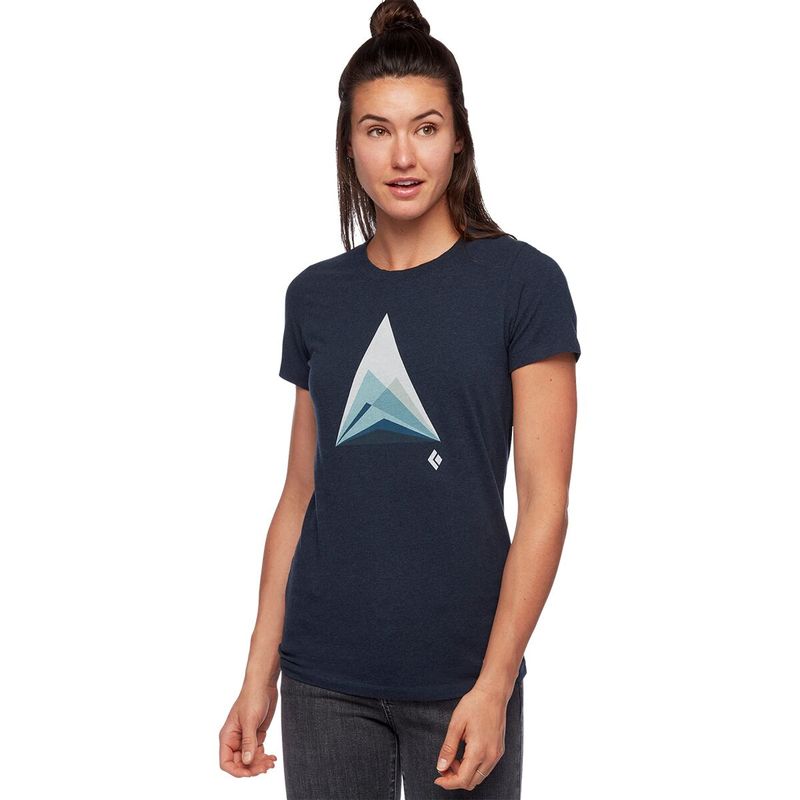 【送料無料】 ブラックダイヤモンド レディース Tシャツ トップス Mountain Transparency T-Shirt - Women's Eclipse Heather