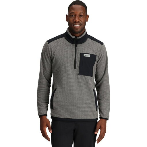 【送料無料】 アウトドアリサーチ メンズ ジャケット・ブルゾン アウター Trail Mix 1/4-Zip Pullover - Men's Pewter 【送料無料】 アウトドアリサーチ メンズ ジャケット・ブルゾン アウター Trail Mix 1/4-Zip Pullover - Men's Pewter