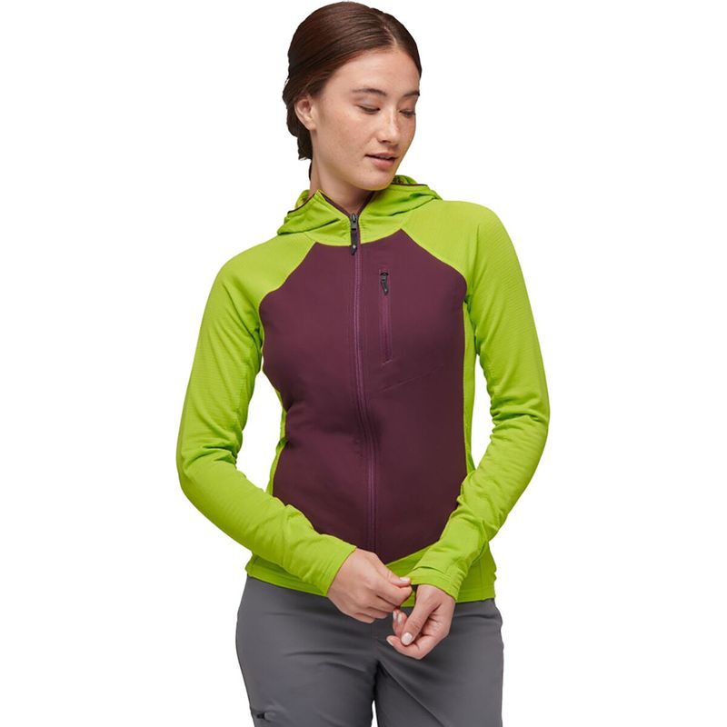 【送料無料】 ブラックダイヤモンド レディース ジャケット・ブルゾン アウター Coefficient LT Hybrid Hoodie - Women's Aloe/Blackberry