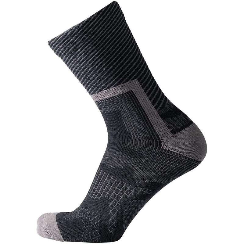 【送料無料】 シャワーパス メンズ 靴下 アンダーウェア Crosspoint Wool Blend Ultra-Light Waterproof Sock Black/Grey