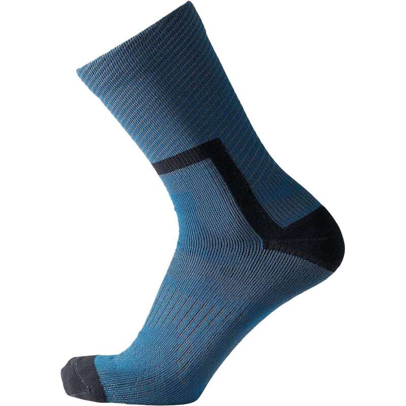 【送料無料】 シャワーパス メンズ 靴下 アンダーウェア Crosspoint Wool Blend Ultra-Light Waterproof Sock Electric Blue/Black