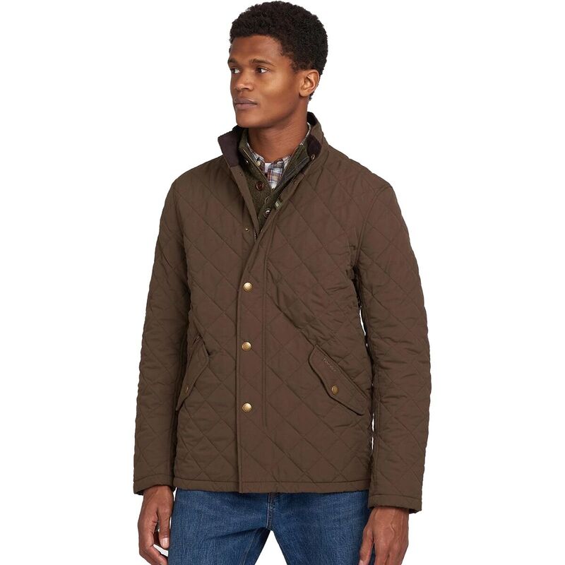 バブアー メンズ アウター ジャケット・ブルゾン キルティング ジャケット Barbour Shoveler Quilted Jacket - Men's Dark Olive オリーブ