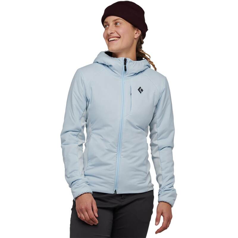 【送料無料】 ブラックダイヤモンド レディース ジャケット・ブルゾン アウター First Light Hybrid Hooded Jacket - Women's Belay Blue