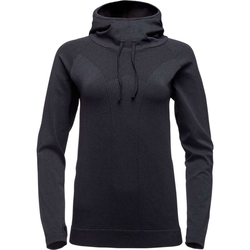 【送料無料】 ブラックダイヤモンド レディース Tシャツ トップス Crux Hoodie - Women's Carbon