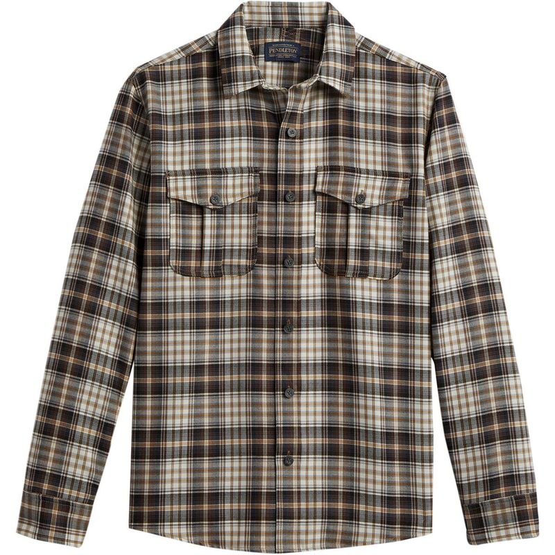【送料無料】 ペンドルトン メンズ シャツ トップス Harrison Merino Shirt - Men's Brown/Grey Plaid