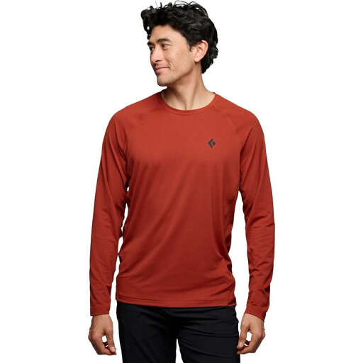 【送料無料】 ブラックダイヤモンド メンズ シャツ トップス Alpenglow Crew Long-Sleeve Shirt - Men's Burnt Sienna 【送料無料】 ブラックダイヤモンド メンズ シャツ トップス Alpenglow Crew Long-Sleeve Shirt - Men's Burnt Sienna