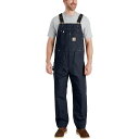【送料無料】 カーハート メンズ カジュアルパンツ ボトムス R01 Duck Bib Overall Pant - Men's Navy