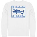【送料無料】 ジェッティ メンズ シャツ トップス Beach Tuna UV Long-Sleeve T-Shirt - Men's White