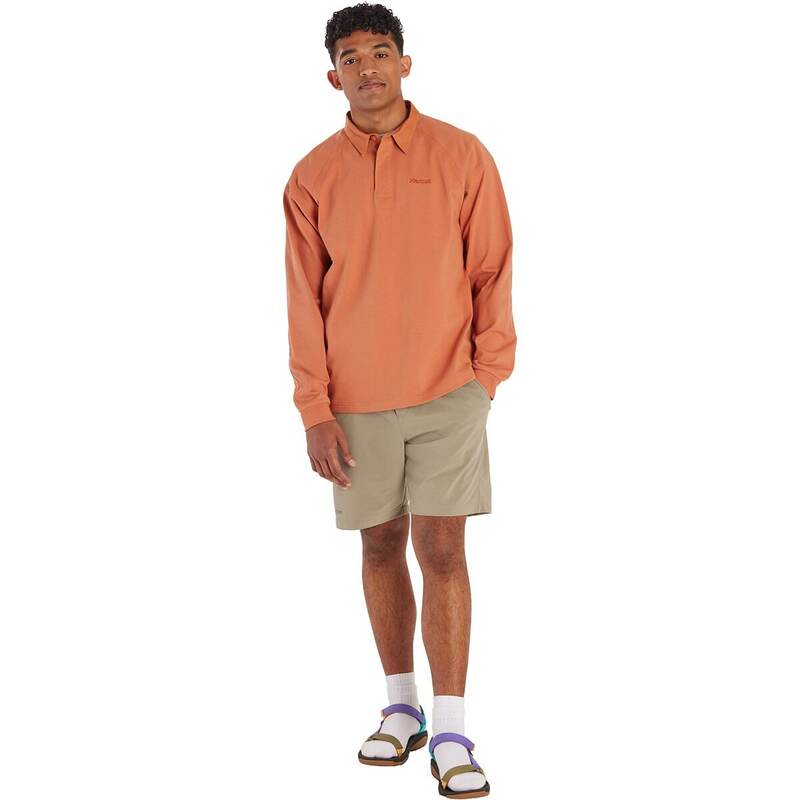 【送料無料】 マーモット メンズ ポロシャツ トップス Mountain Works Rugby Pullover - Men's Sunburn