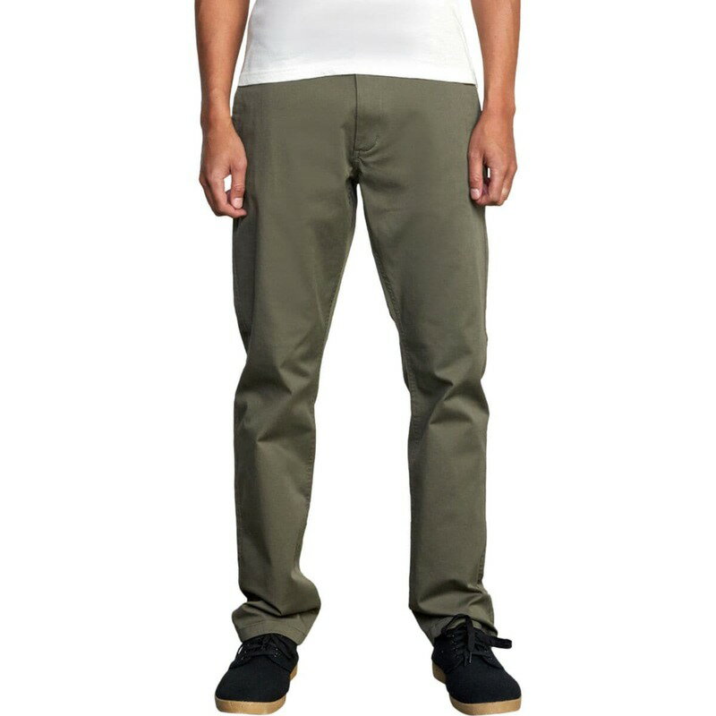 ルーカ メンズ ボトムス カジュアルパンツ ストレッチ Olive RVCA The Weekend Stretch Pant - Men's