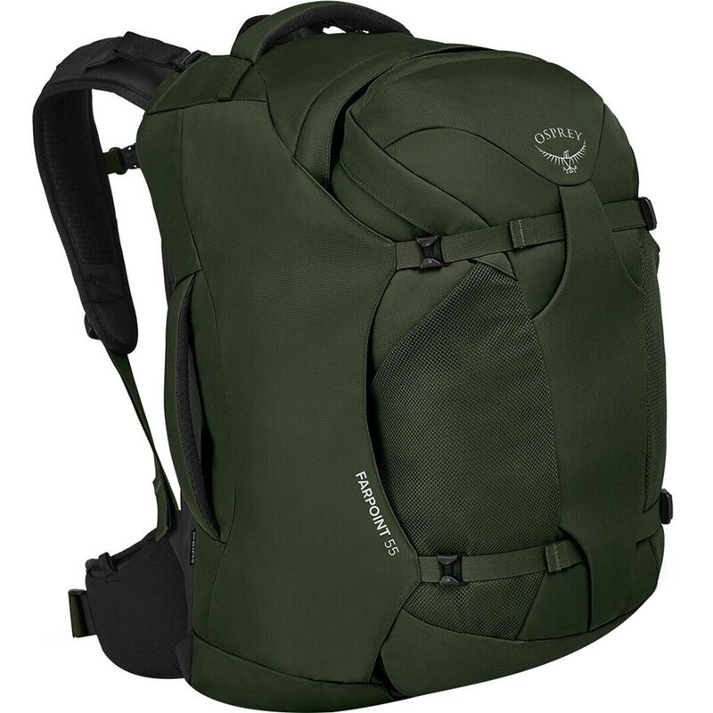 【送料無料】 オスプレーパック メンズ バックパック・リュックサック バッグ Farpoint 55L Backpack Gopher Green