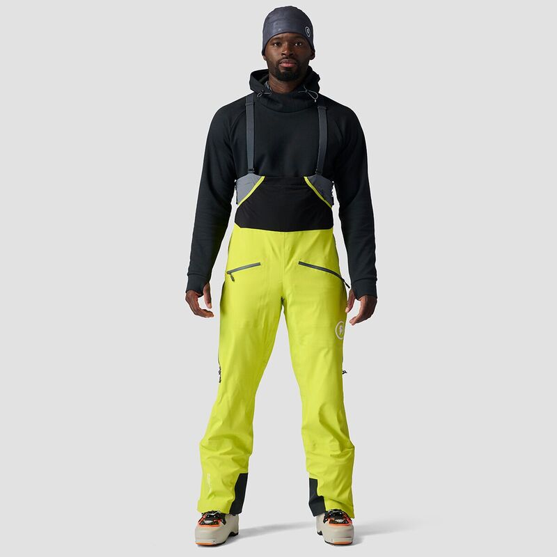 【送料無料】 バックカントリー メンズ カジュアルパンツ ボトムス GORE-TEX WINDSTOPPER Hybrid Touring Bib Pant - Men 039 s Lime Punch