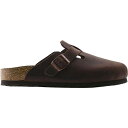 【送料無料】 ビルケンシュトック メンズ サンダル シューズ Boston Soft Footbed Leather Clog - Men's Habana Oiled Leather