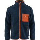 【送料無料】 フェールラーベン メンズ ジャケット ブルゾン アウター Vardag Pile Fleece Jacket - Men 039 s Navy/Autumn Leaf