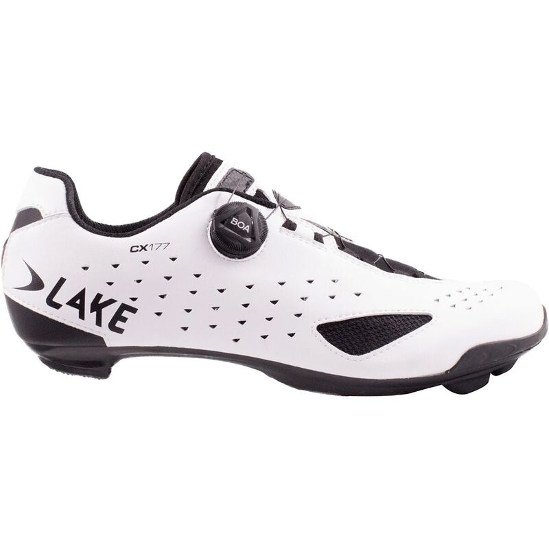 【送料無料】 レイク メンズ スニーカー サイクリングシューズ シューズ CX177 Wide Cycling Shoe - Men's White/Black