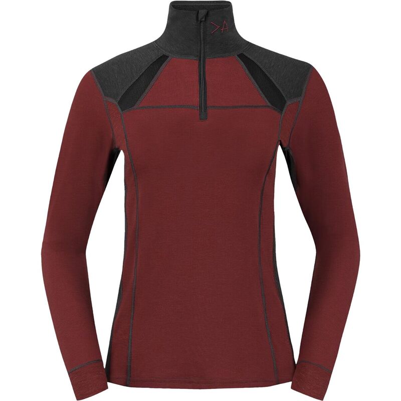 yz XC[gveNV fB[X TVc gbvX Apex 1/2-Zip Baselayer - Women's Rasberry