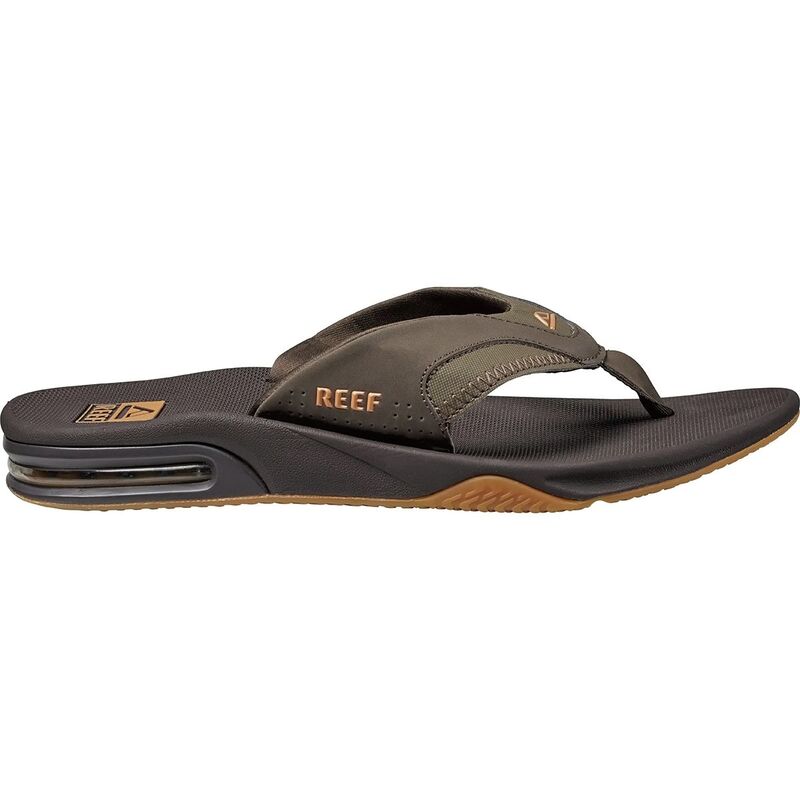 �꡼�� ��� ���塼�� ������� Reef Fanning Flip Flop - Men's Brown/Gum �֥饦��
