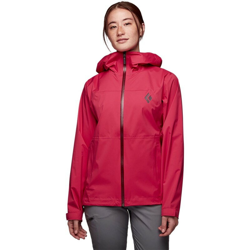 【送料無料】 ブラックダイヤモンド レディース ジャケット・ブルゾン アウター Stormline Stretch Rain Shell - Women's Pomegranate