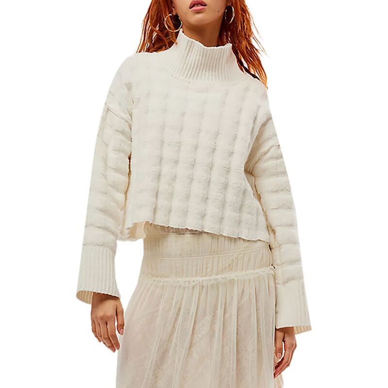 【送料無料】 フリーピープル レディース ニット・セーター アウター Care FP Soul Searcher Mock Neck Sweater - Women's Ivory