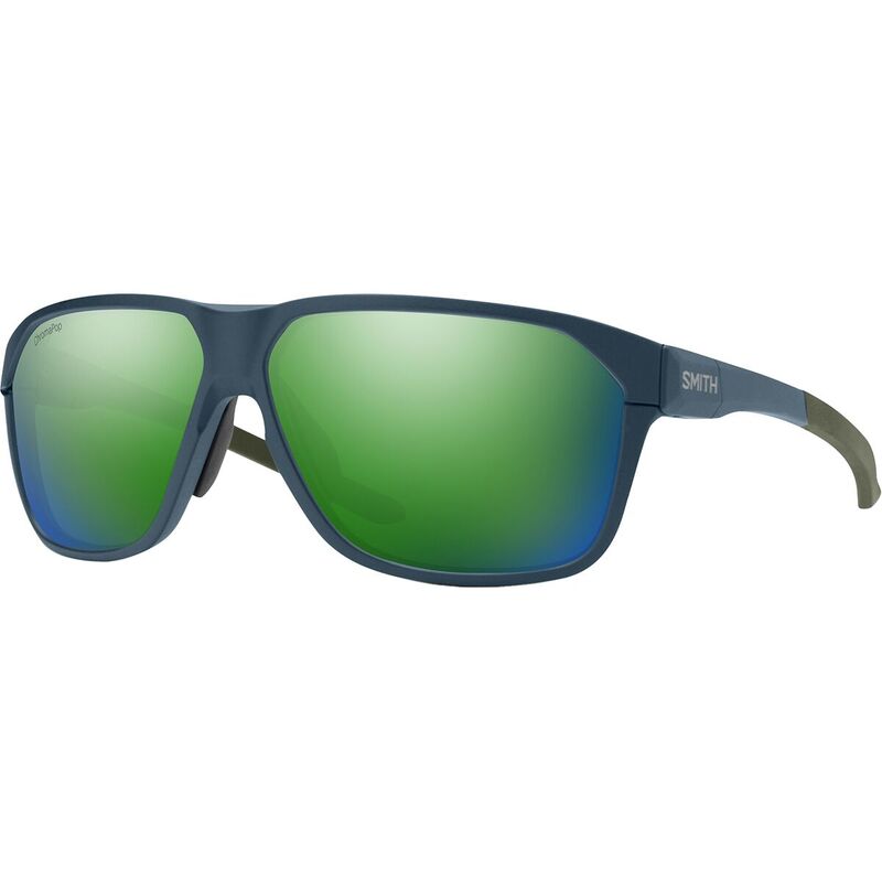 スミス サングラス レディース 【送料無料】 スミス レディース サングラス・アイウェア アクセサリー Leadout Pivlock Polarized Sunglasses Matte Stone/Moss/ChromaPop Green Mirror
