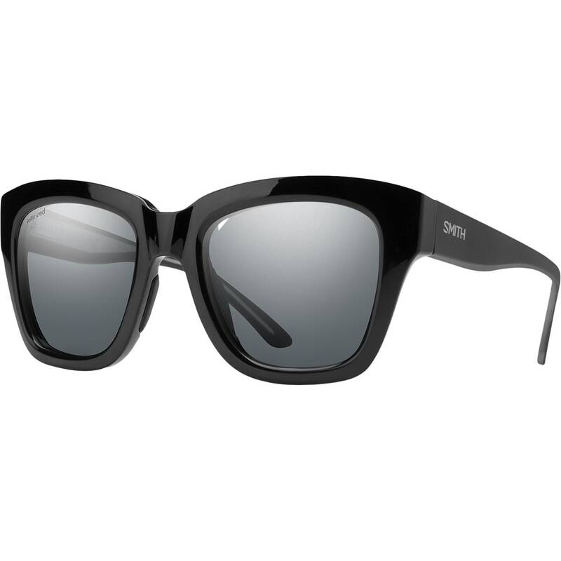 スミス サングラス レディース 【送料無料】 スミス レディース サングラス・アイウェア アクセサリー Sway Polarized Sunglasses Black/Polar Gray