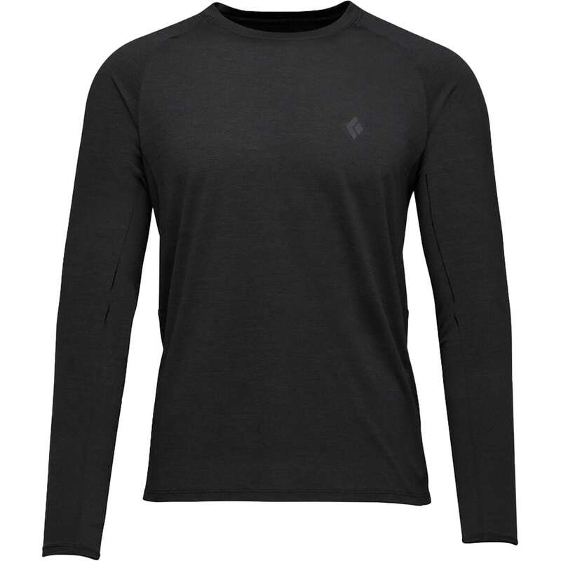 【送料無料】 ブラックダイヤモンド メンズ シャツ トップス Lightwire Long-Sleeve Tech T-Shirt - Men's Black