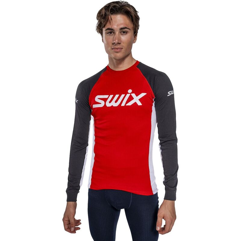 【送料無料】 スウィックス メンズ Tシャツ トップス RaceX Classic Long-Sleeve Top - Men's Swix Red/ Phantom