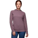 【送料無料】 ブラックダイヤモンド レディース Tシャツ トップス Alpenglow Hooded Long-Sleeve Shirt - Women's Mulberry