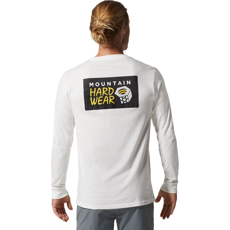 【送料無料】 マウンテンハードウェア メンズ Tシャツ トップス MHW Logo In A Box Long-Sleeve T-Shirt - Men 039 s Fogbank