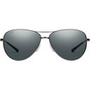 【送料無料】 スミス レディース サングラス・アイウェア アクセサリー Langley Polarized Sunglasses Dark Ruthenium Frame/Gray Polarized 3