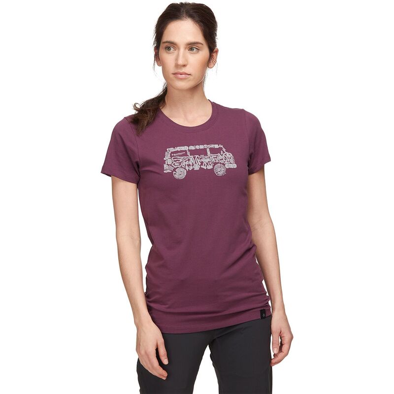 【送料無料】 ブラックダイヤモンド レディース Tシャツ トップス Vantastic Tee - Women's Plum