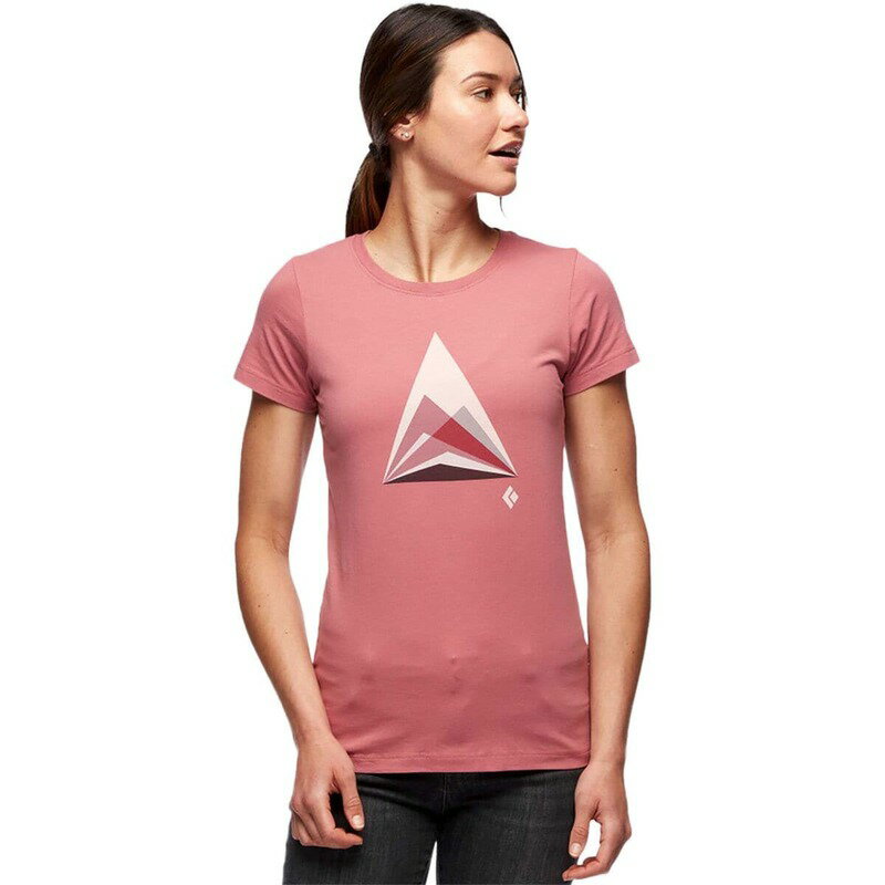 【送料無料】 ブラックダイヤモンド レディース Tシャツ トップス Mountain Transparency T-Shirt - Women's Rosewood