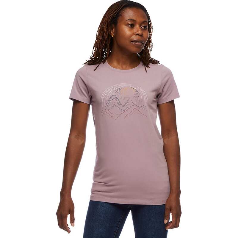 【送料無料】 ブラックダイヤモンド レディース Tシャツ トップス Summit Scribble T-Shirt - Women's Wood Violet