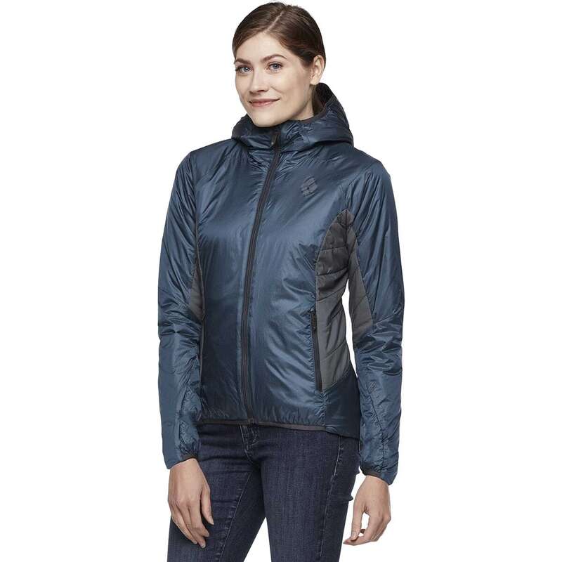 【送料無料】 ブラックダイヤモンド レディース ジャケット・ブルゾン アウター Vision Hybrid Hooded Jacket - Women's Azurite