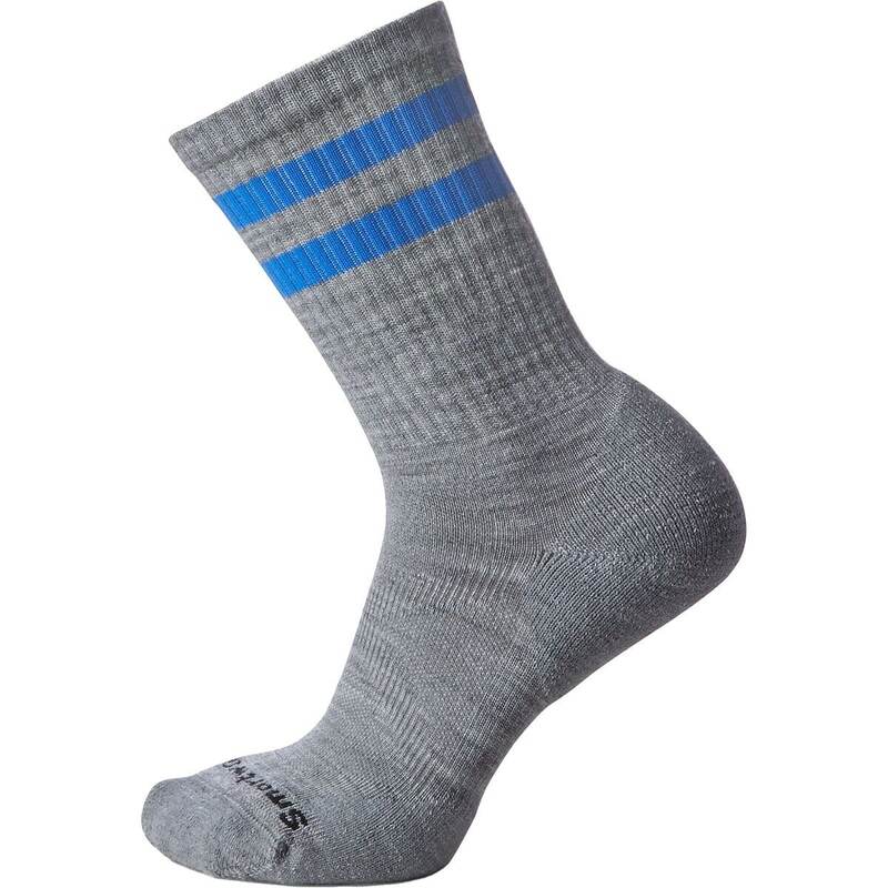 yz X}[gE[ fB[X C A_[EFA Athletic Stripe Crew Sock Light Gray