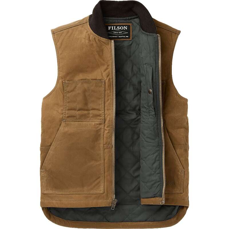 【送料無料】 フィルソン メンズ ベスト トップス Tin Cloth Insulated Work Vest - Men's Dark Tan